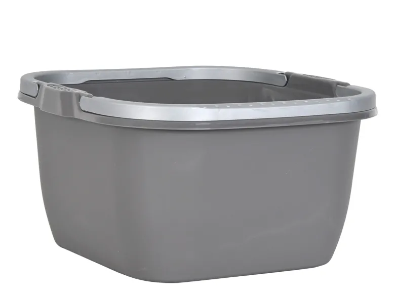 Bo-Camp 18,5 liter afwasbak met hengsel - Grey