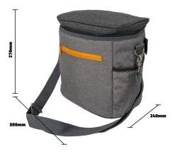 Bo-Camp 20 liter grijze koeltas