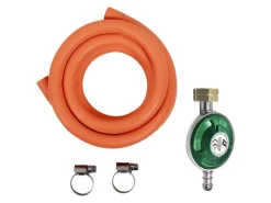 Bo-Camp 30 mbar gasdrukregelaarset - Orange