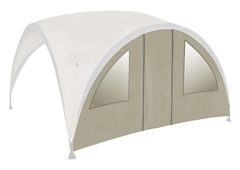 Bo-Camp Medium party shelter zijwand met ramen en deur