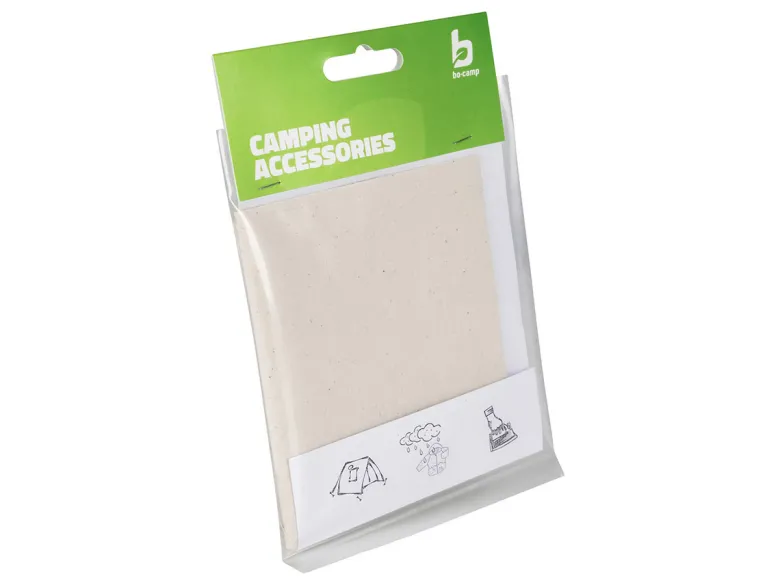 Bo-Camp opstrijkbaar reparatiedoek - Cream