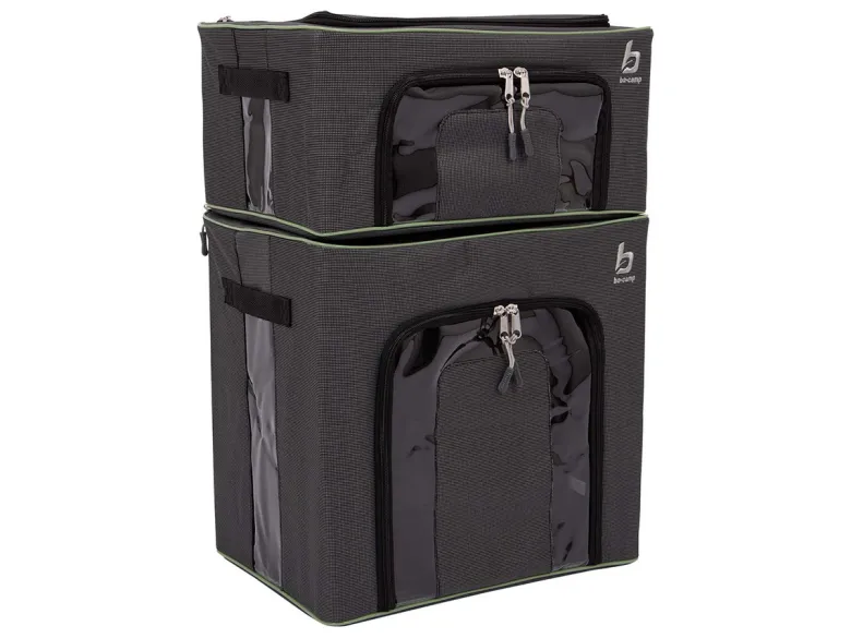 Bo-Camp opvouwbare opbergboxen - set van 2