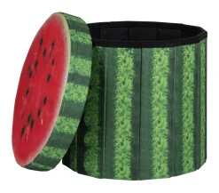Bo-Camp Ottoman watermeloen poef