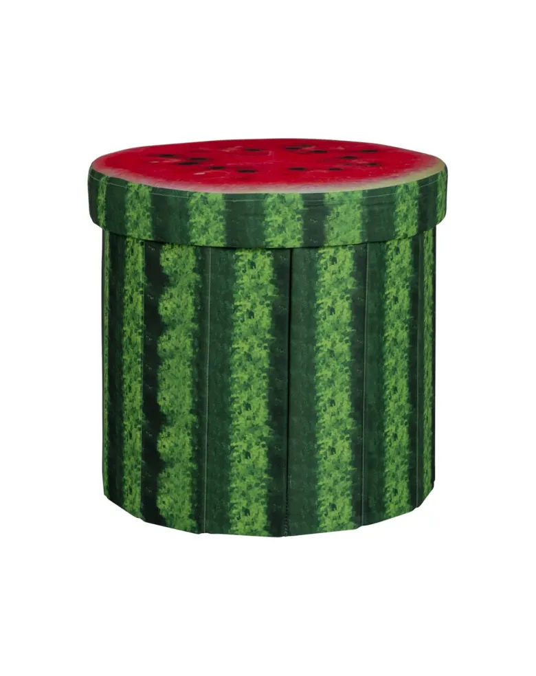Bo-Camp Ottoman watermeloen poef