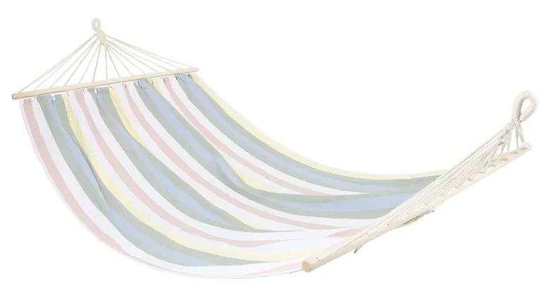 Bo-Camp Pastel Auvillar XL hangmat met spreidstok