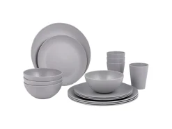 Bo-Camp Renew RPET 16-delige serviesset - Grey