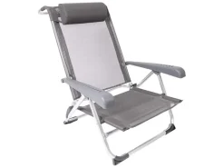 Bo-Camp Saint-Tropez Grey strandstoel