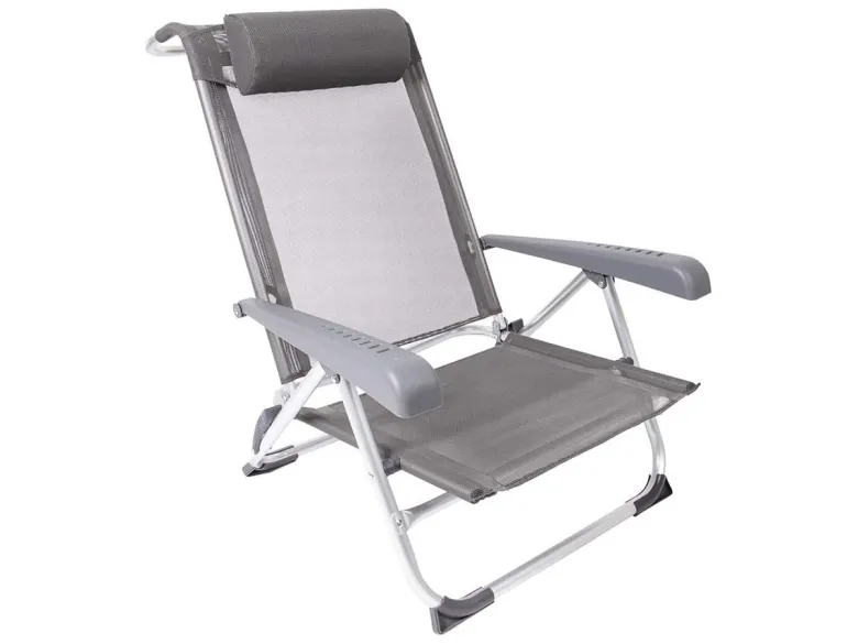Bo-Camp Saint-Tropez Grey strandstoel