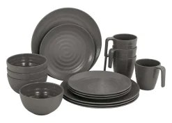 Bo-Camp Stone 16-delig serviesset - Grey