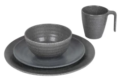 Bo-Camp Stone 16-delig serviesset - Grey
