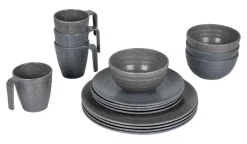 Bo-Camp Stone 16-delig serviesset - Grey