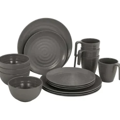 Bo-Camp Stone 16-delig serviesset - Grey