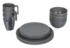 Bo-Camp Stone 16-delig serviesset - Grey