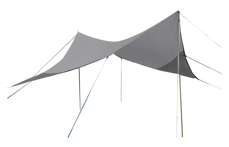 Bo-Camp Travel Ruit 400 x 400 cm 4-hoekige tarp