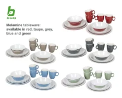 Bo-Camp Two-tone Green 16-delig serviesset