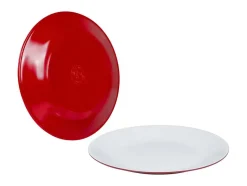 Bo-Camp Two-Tone set van 4 dinerborden - Red