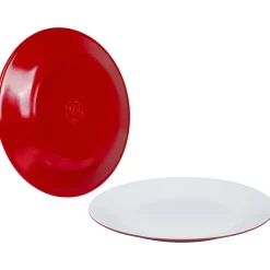 Bo-Camp Two-Tone set van 4 dinerborden - Red