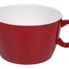 Bo-Camp Two-Tone Set van 4 melamine soepkommen - Red