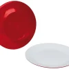 Bo-Camp Two-Tone set van 4 ontbijtborden - Red