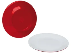 Bo-Camp Two-Tone set van 4 ontbijtborden - Red