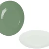 Bo-Camp Two-Tone set van 4 ontbijtborden - Green