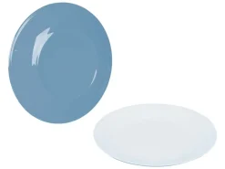 Bo-Camp Two-Tone set van 4 ontbijtborden - Blue