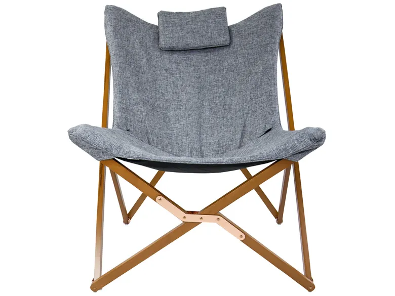 Bo-Camp Urban Outdoor Bloomsbury L vlinderstoel - Grey