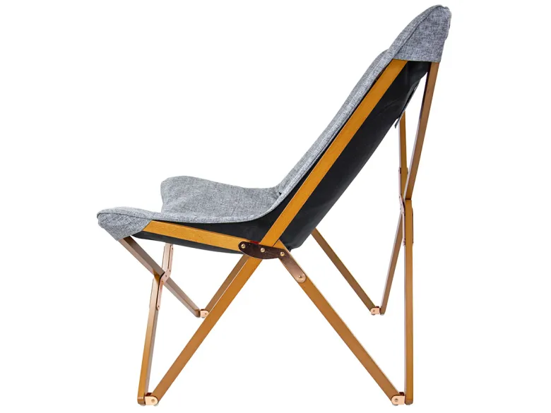 Bo-Camp Urban Outdoor Bloomsbury L vlinderstoel - Grey
