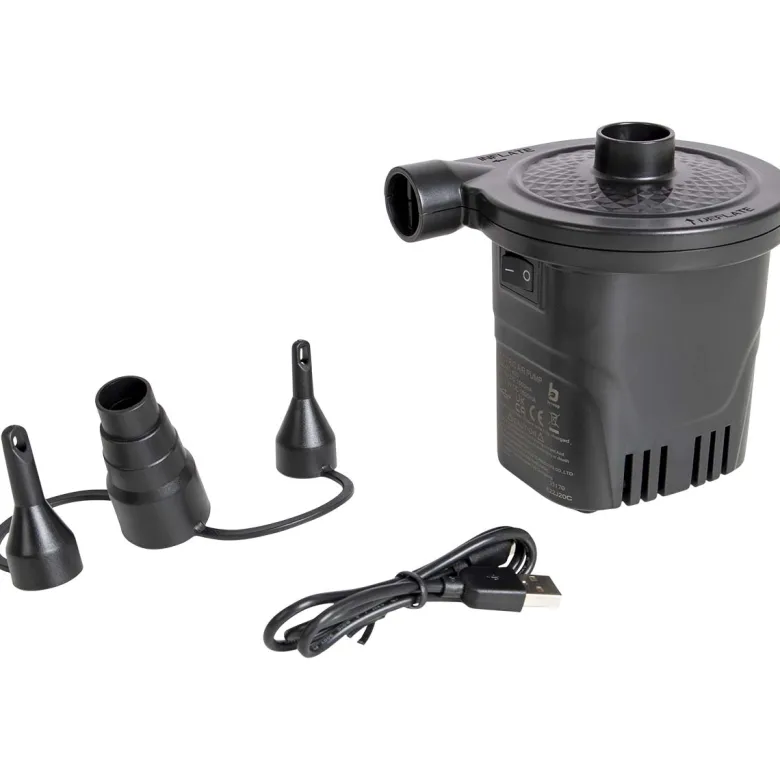 Bo-Camp USB 250 ltr/min elektrisch oplaadbare pomp