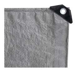 Bo-Camp 400 x 300 cm afdekzeil - Grey