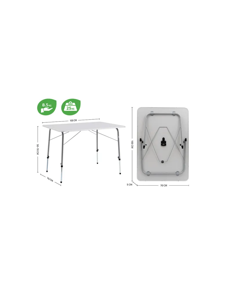 Bo-Camp 100 x 70 tafel