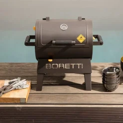 Boretti Terzo cast iron houtskoolbarbecue