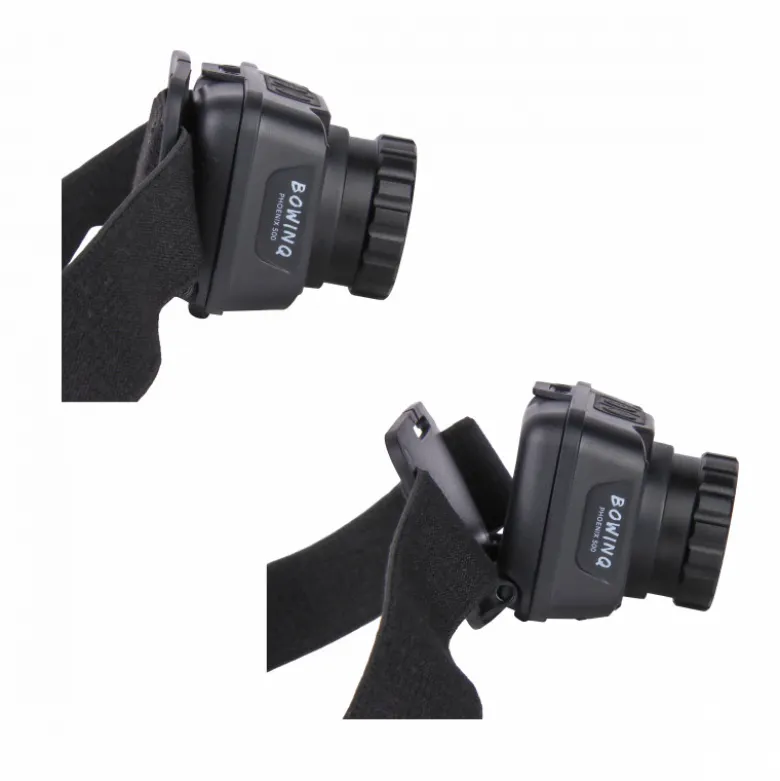 BOWINQ Phoenix 500 oplaadbare hoofdlamp met sensor