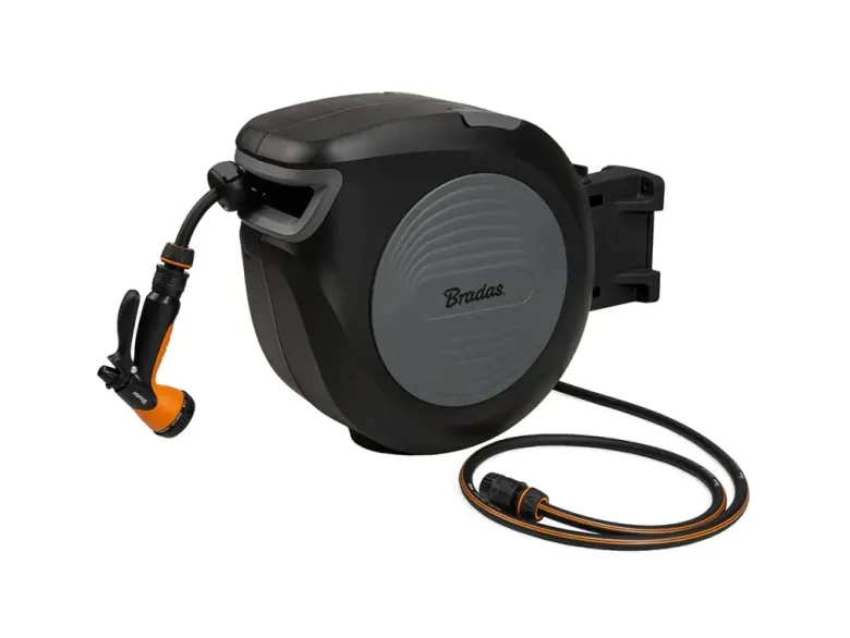 Bradas Black line zwarte wandslangbox - 20 meter