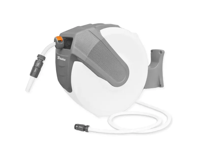 Bradas White line witte wandslangenbox - 35 meter