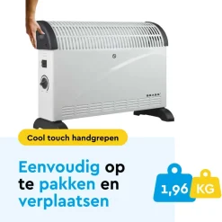 BRASQ CH300 elektrische convectorkachel - White