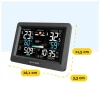 BRASQ CO2 Binnen en buiten Weerstation - Black