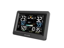 BRASQ CO2 Binnen en buiten Weerstation - Black
