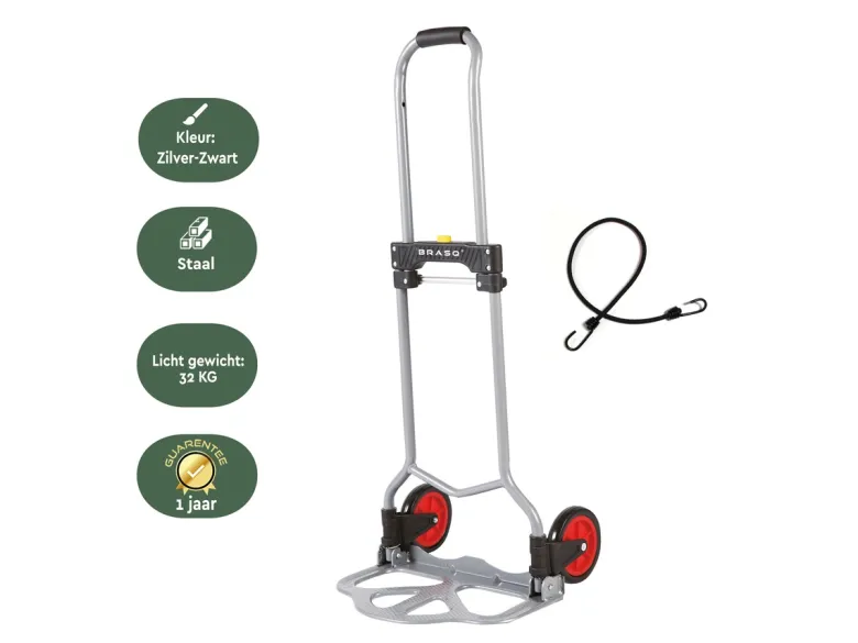BRASQ 60 kg inklapbare steekwagen