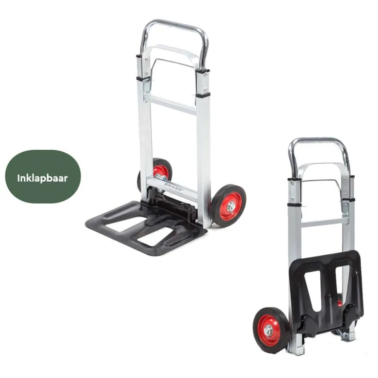 BRASQ 90 kg inklapbare steekwagen - Grey
