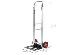 BRASQ 90 kg inklapbare steekwagen - Grey