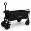BRASQ 100 Liter opvouwbare bolderkar - Black