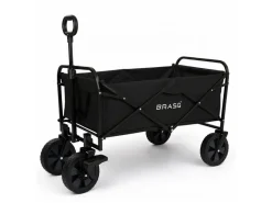 BRASQ 100 Liter opvouwbare bolderkar - Black