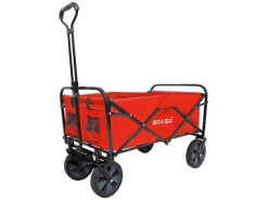 BRASQ 100 Liter opvouwbare bolderkar - Red