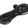 BRASQ 30 meter verlengsnoer met randaarde - Black