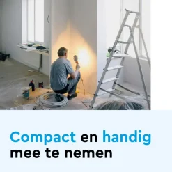 BRASQ 20 meter verlengsnoer met randaarde - White
