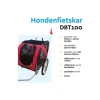 BRASQ opvouwbare hondenfietskar - Black
