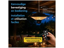 BRASQ 1500 Watt Hangende Terrasverwarmer - Black
