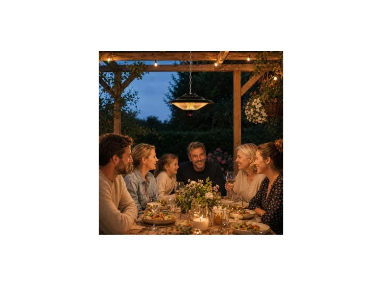 BRASQ 1500 Watt Hangende Terrasverwarmer - Black