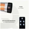 BRASQ 2500 Watt Hangende Terrasverwarmer - Black